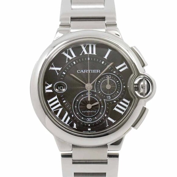 Cartier Ballon bleu LM Chronograph W6920025 Automatic Black Dial 90261942 - Picture 1 of 7